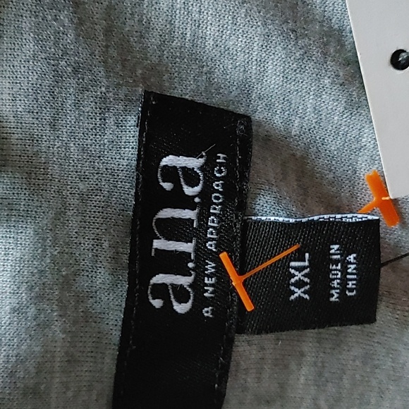 A.N.A Cream Teddy Jacket Sz.XXL NWT - Picture 5 of 7